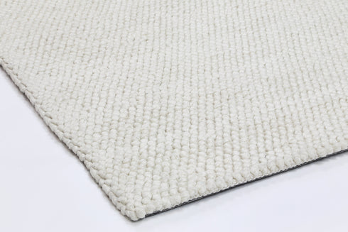 Zayna Loopy White Wool Blend Rug - ADORE RUGS and FLOORING
