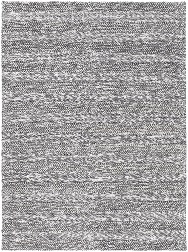 Zayna Ringlets Charcoal Wool Blend Rug - ADORE RUGS and FLOORING