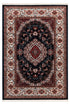 Hayat 301 Navy Traditional Rug with Medallion - Navy Cream Traditional Rug - ADORE RUGS and FLOORING