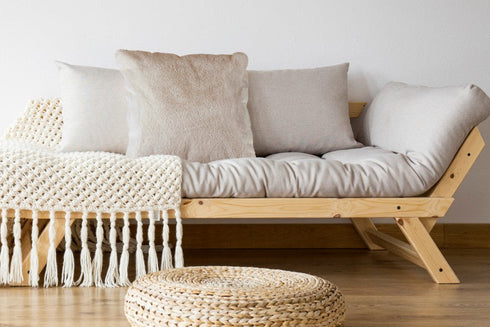 Heaven 800 Super Soft Beige Cushion - ADORE RUGS and FLOORING