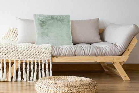 Heaven 800 Super Soft Jade Green Cushion - ADORE RUGS and FLOORING