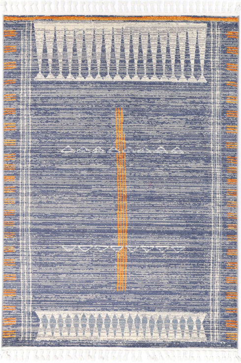 Machu Tribal Blue Rug - ADORE RUGS and FLOORING