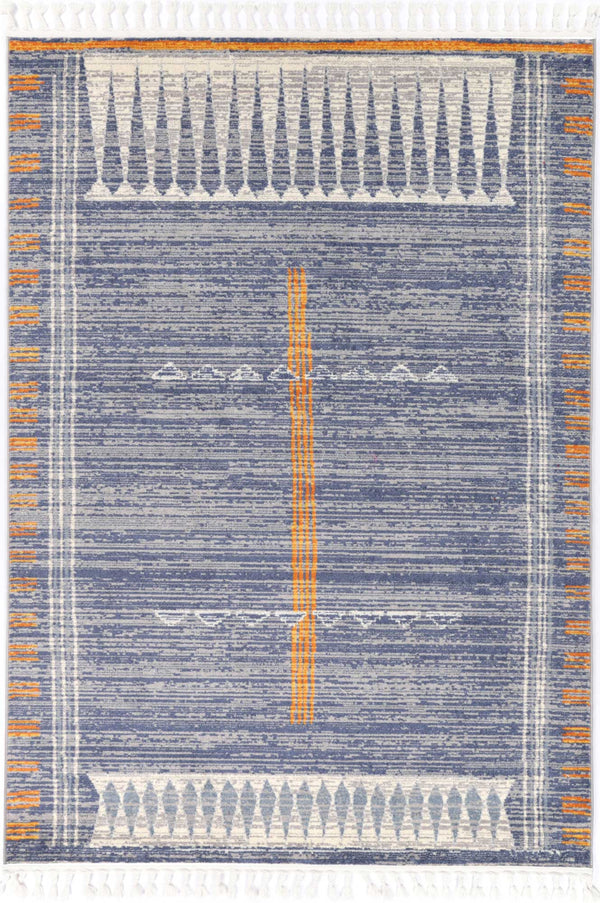 Machu Tribal Blue Rug - ADORE RUGS and FLOORING