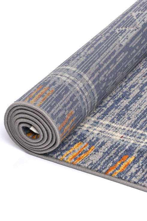 Machu Tribal Blue Rug - ADORE RUGS and FLOORING