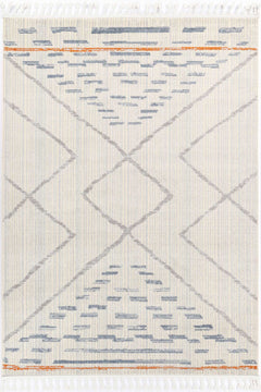 Machu Tribal Light Grey Rug