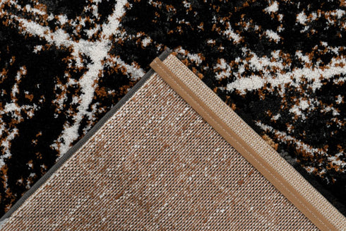 Orange Black Rug - ADORE RUGS and FLOORING