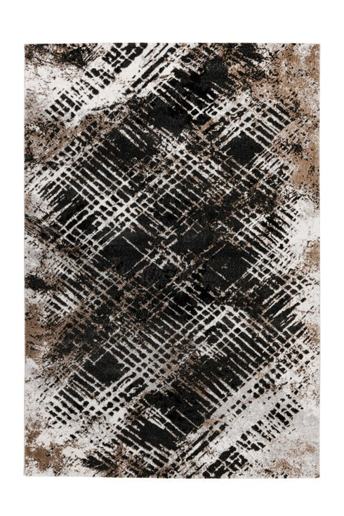 Beige Black Rug - ADORE RUGS and FLOORING