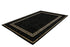 Black Gold Rug with Border - ADORE RUGS and FLOORING