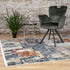 Medellin 407 Multi Coloured Rug With Patch Design - ADORE RUGS and FLOORING