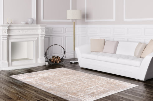 Beige Designer Rug - ADORE RUGS and FLOORING