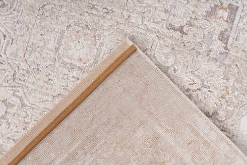 Pierre Cardin - Paris 504 Taupe Faded Rug With Medallion - ADORE RUGS and FLOORING