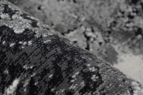 Pierre Cardin - Pablo 704 Silver Black Modern Abstract Rug - ADORE RUGS and FLOORING