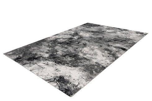 Pierre Cardin - Pablo 704 Silver Black Modern Abstract Rug - ADORE RUGS and FLOORING