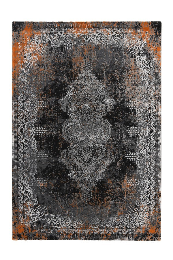 Pierre Cardin - Pablo 709 Terra Black Transitional Rug - ADORE RUGS and FLOORING