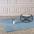 Blue Faux Fur Rug - ADORE RUGS and FLOORING
