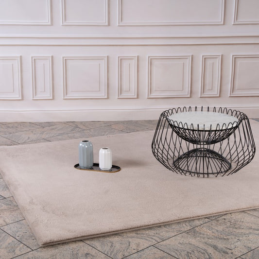 Brown Fluffy Rug - ADORE RUGS and FLOORING