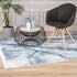 Peri 201 Silver White Machine Washable Rug With Marble Pattern - ADORE RUGS and FLOORING