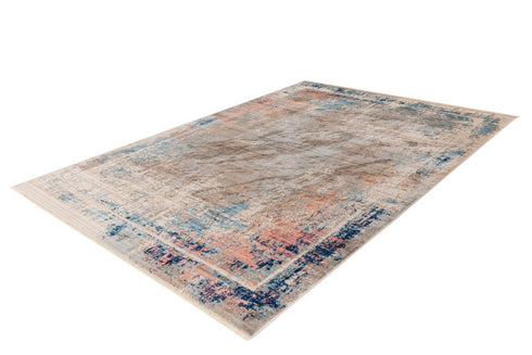 Prime 601 Taupe Multi Colour Abstract Rug with Distressed Look - ADORE RUGS and FLOORING
