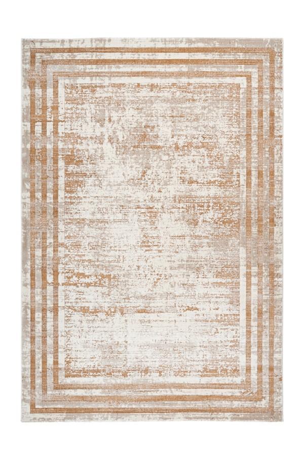 Pierre Cardin - Paris 502 Beige Faded Rug With Borders - ADORE RUGS and FLOORING