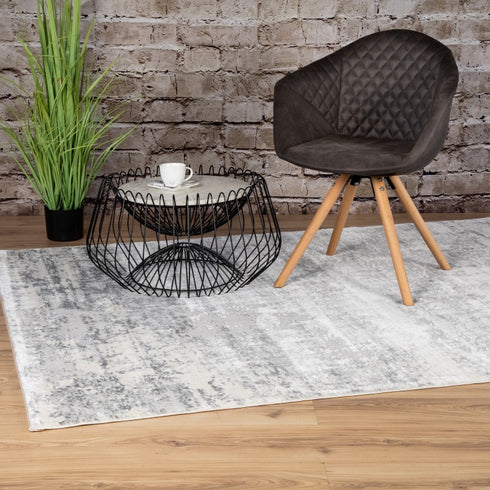 Pierre Cardin - Paris 503 Silver Modern Rug Style - ADORE RUGS and FLOORING