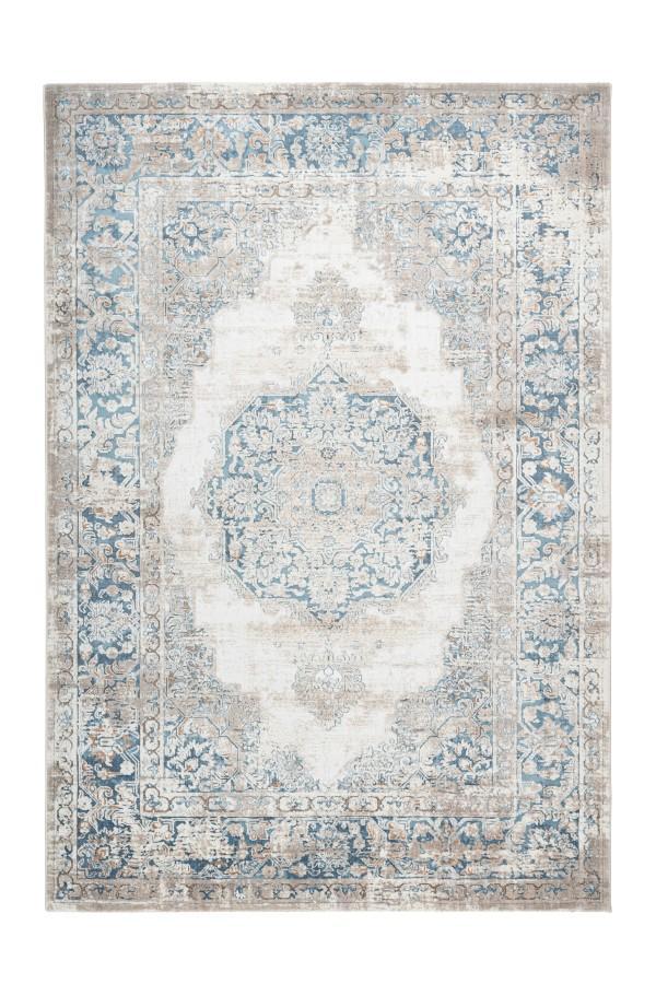 Pierre Cardin - Paris 504 Blue Rug Traditional Antique Design - ADORE RUGS and FLOORING