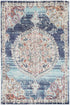 Sydney 6 Medalion Transitional Navy Multi Rug - ADORE RUGS and FLOORING