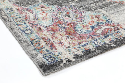 Sydney 6 Medalion Transitional Grey Rug - ADORE RUGS and FLOORING