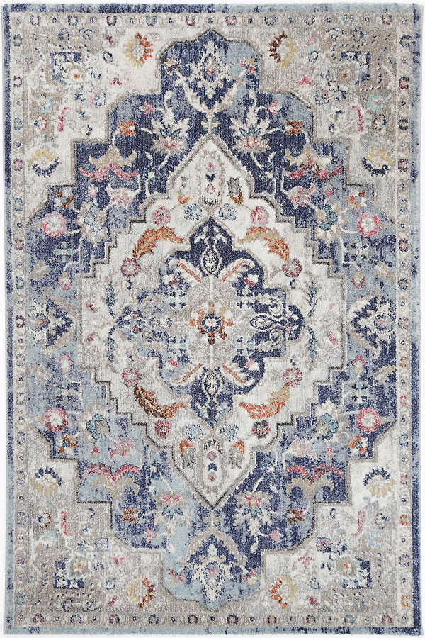 Sydney 5 Transitional Navy Multi Rug - ADORE RUGS and FLOORING