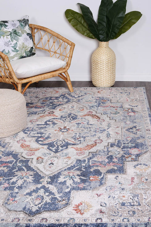 Sydney 5 Transitional Navy Multi Rug - ADORE RUGS and FLOORING