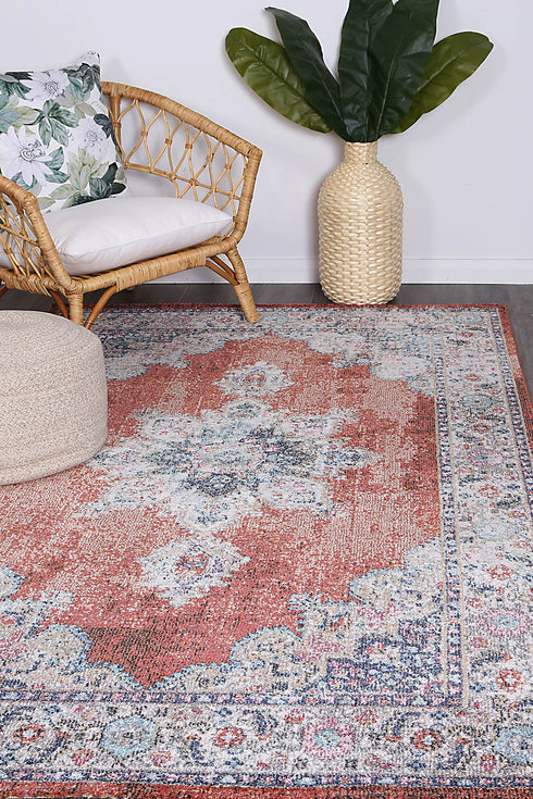 Sydney 4 Transitional Rust Rug - ADORE RUGS and FLOORING