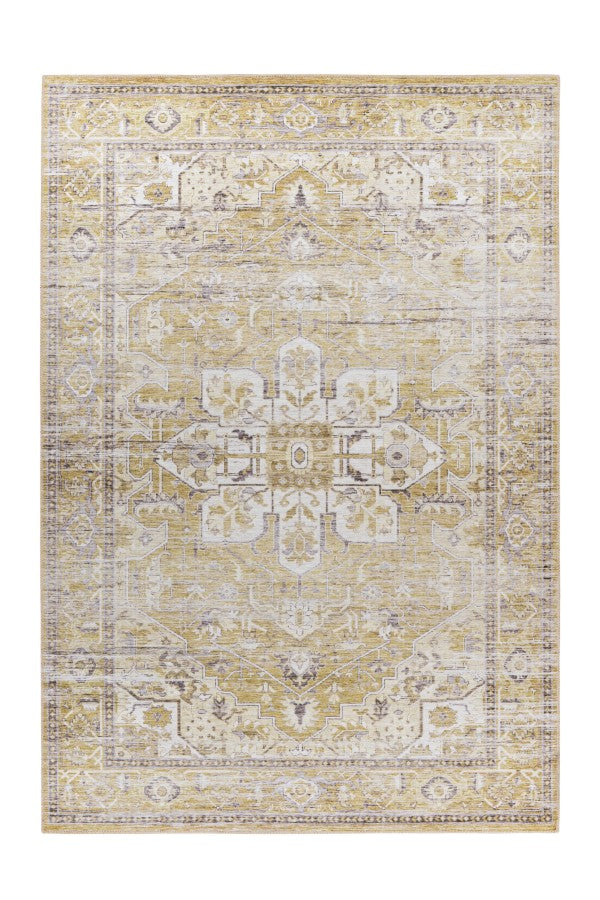Soho 401 Lind Machine Washable Rug with Floral Medallion - ADORE RUGS and FLOORING