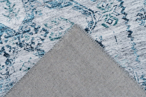 Soho 402 Silver Aqua Blue Transitional Rug - ADORE RUGS and FLOORING
