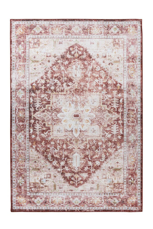 Soho 403 Terra Machine Washable Rug with Medallion - ADORE RUGS and FLOORING