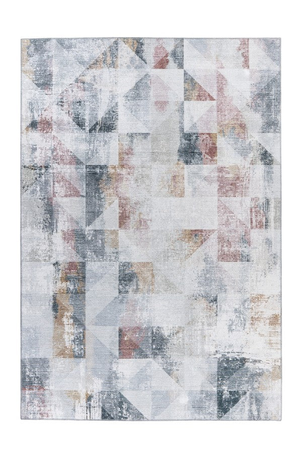 Soho 404 Multi Colour Geometric Rug with Abstract Design - ADORE RUGS and FLOORING