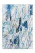 Soho 405 Blue Machine Washable Abstract Rug with Grey Lines - ADORE RUGS and FLOORING