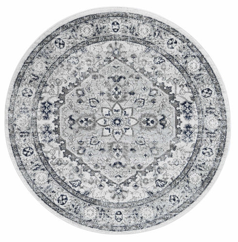 Desire Cream Navy Floral Rug - ADORE RUGS and FLOORING