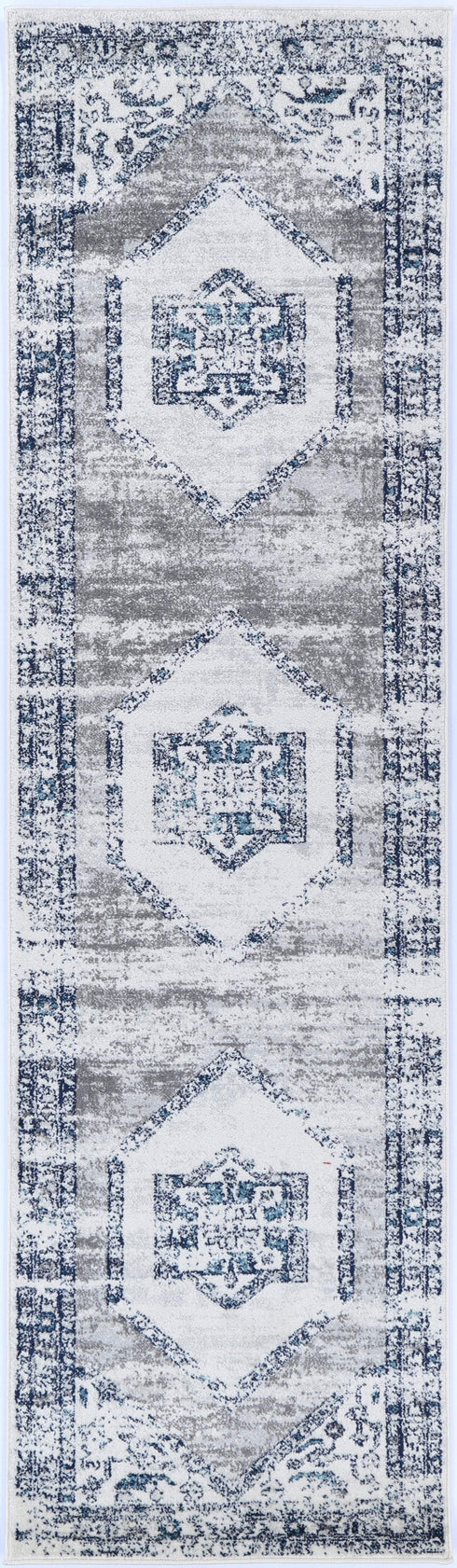 Desire Navy Cream Ancient Rug - ADORE RUGS and FLOORING