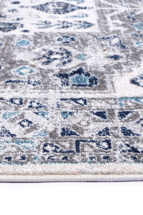 Desire Cream Blue Traditional Rug - ADORE RUGS and FLOORING