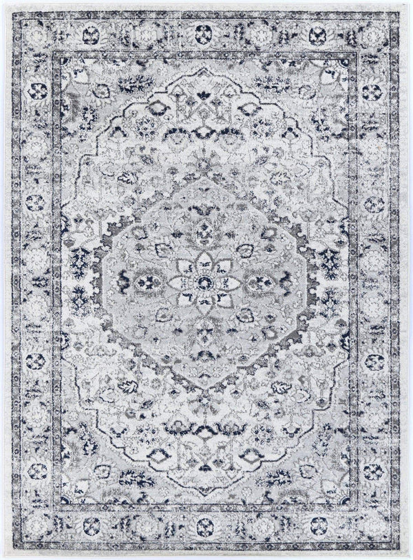 Desire Cream Navy Floral Rug - ADORE RUGS and FLOORING