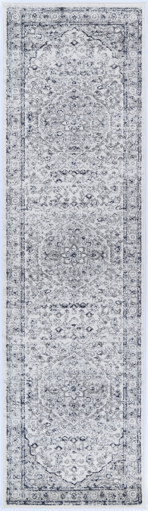 Desire Cream Navy Floral Rug - ADORE RUGS and FLOORING