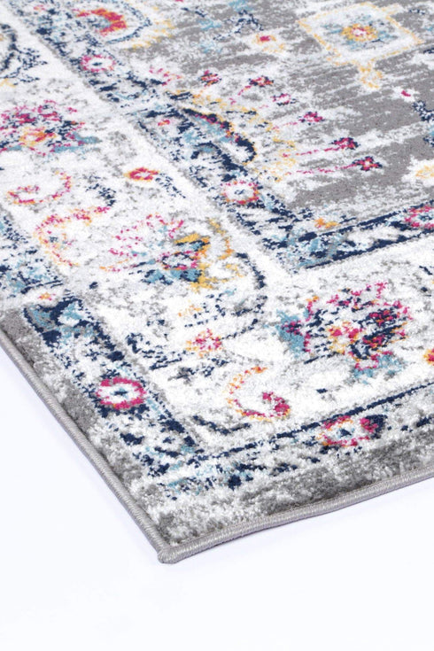 Desire Grey Multi Traditional Rug - ADORE RUGS and FLOORING