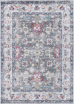 Desire Grey Multi Traditional Rug