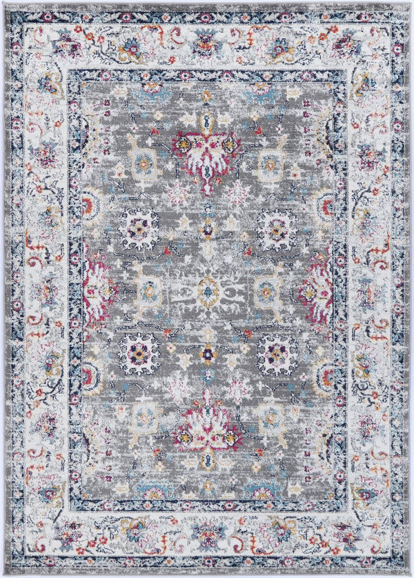 Desire Grey Multi Traditional Rug - ADORE RUGS and FLOORING