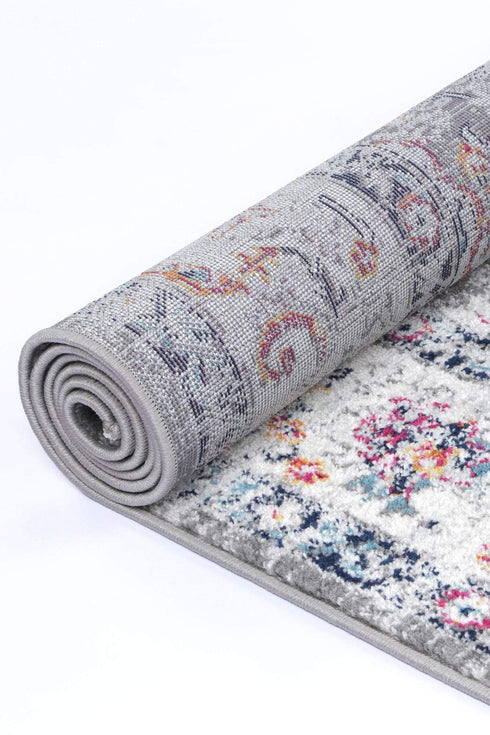 Desire Grey Multi Traditional Rug - ADORE RUGS and FLOORING