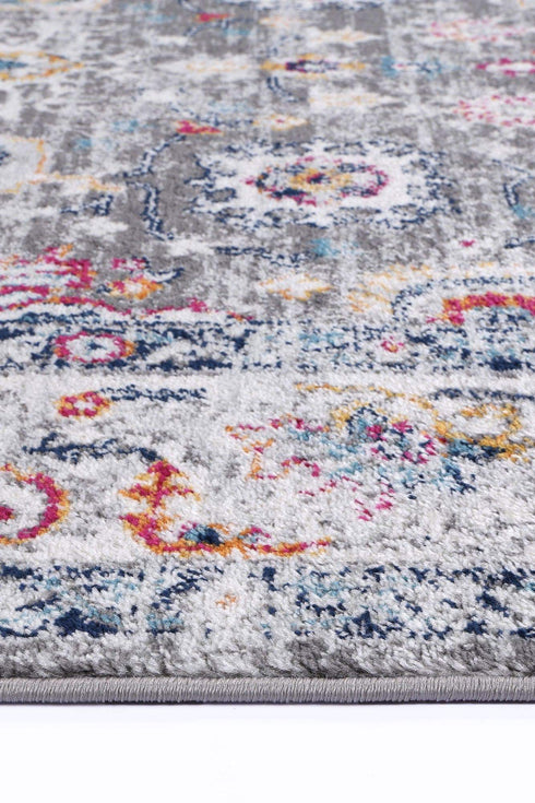 Desire Grey Multi Traditional Rug - ADORE RUGS and FLOORING