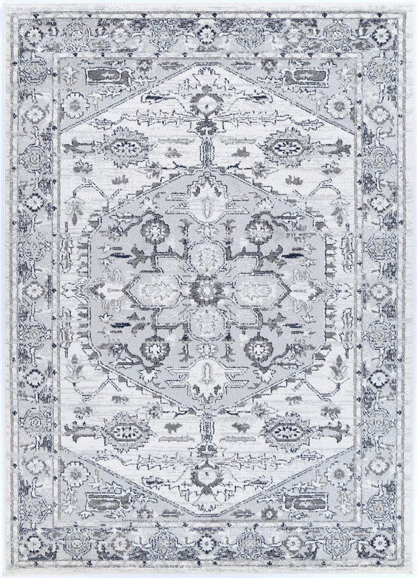 Desire Grey White Rug - ADORE RUGS and FLOORING