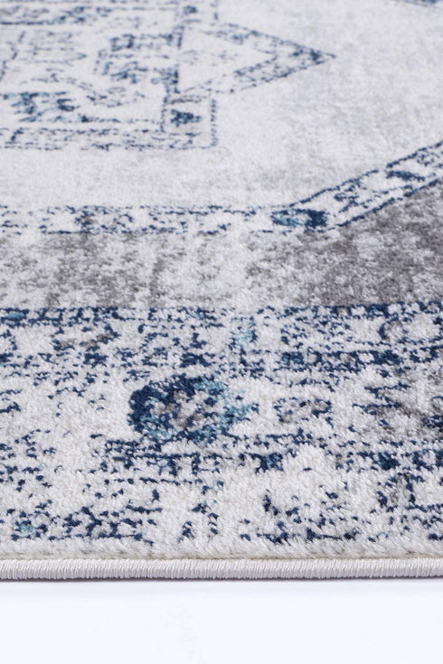 Desire Navy Cream Ancient Rug - ADORE RUGS and FLOORING