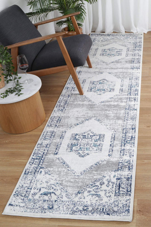 Desire Navy Cream Ancient Rug - ADORE RUGS and FLOORING