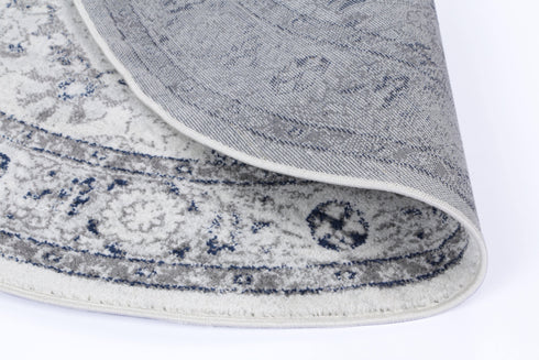 Desire Navy Cream Traditional Rug - ADORE RUGS and FLOORING