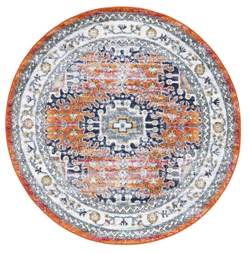 Desire Rust Multi Traditional Rug - ADORE RUGS and FLOORING